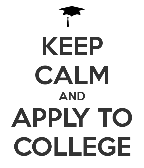 Keep Calm and Apply to College