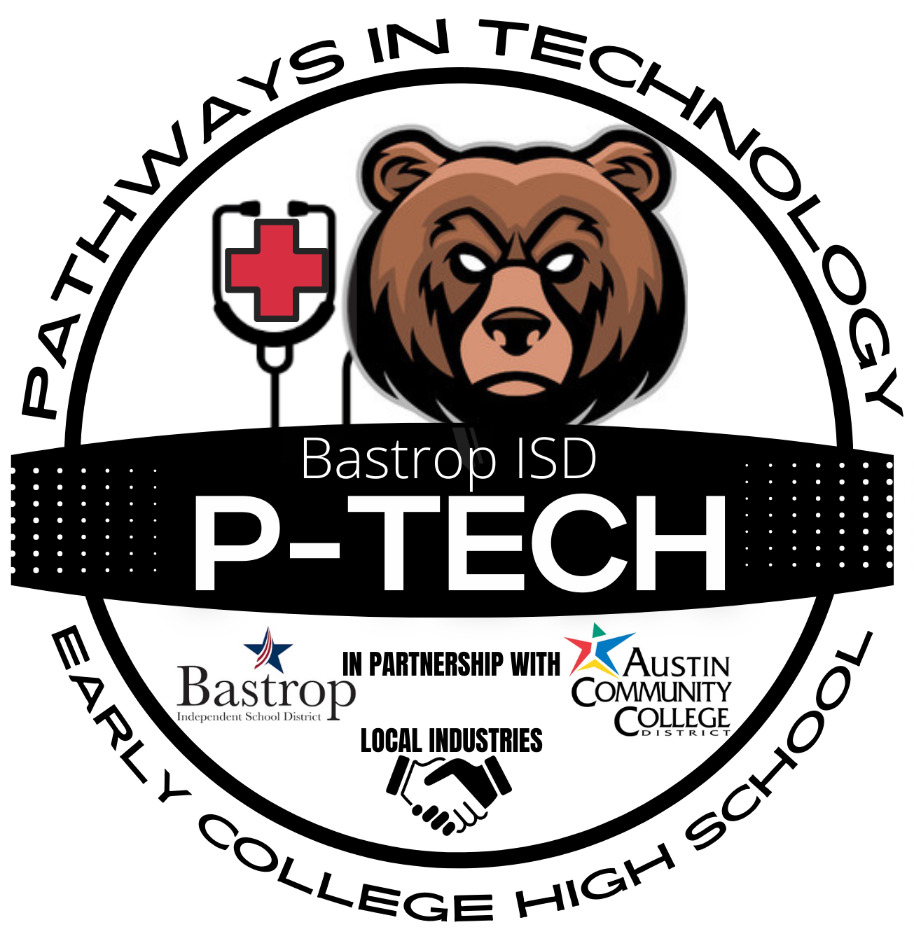 PTECH logo for BHS